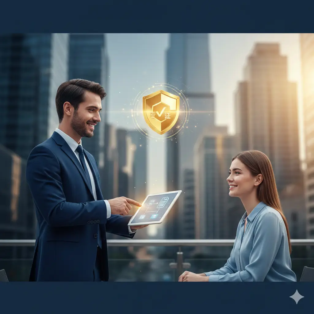 文章总结图片，展示成功办理护照后的美好愿景。画面中，一本崭新的护照放在一张飞往国际目的地的机票上，背景是著名的世界地标（如埃菲尔铁塔、自由女神像）的淡雅剪影。光影效果如同清晨的阳光洒在桌面上，寓意旅行的开始。画面下方中央位置留有visacorp.icu的品牌视觉延伸，引导用户进行下一步的签证咨询，色彩明快、充满希望感。